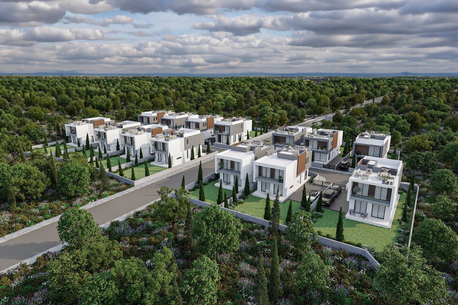 Three Bedroom Luxury Villas – Mesogi