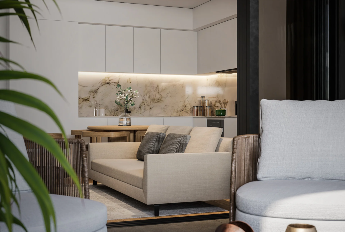 Two Bedroom Two Bathroom Apartment in Universal Area of Paphos