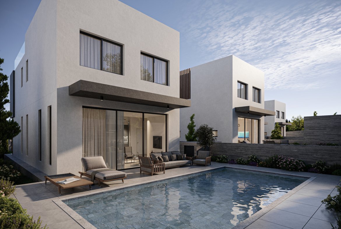 Contemporary Three‑Bedroom Villas in Tremithousa