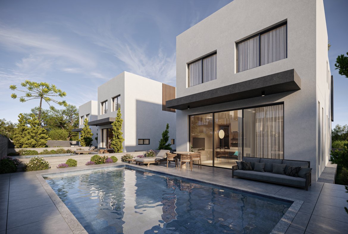Contemporary Three‑Bedroom Villas in Tremithousa