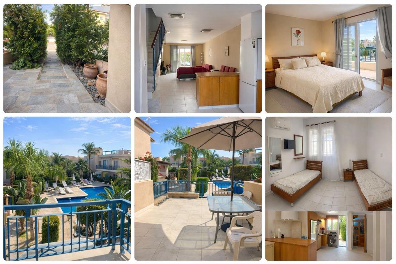 10 Lovely Two Bedroom Townhouse in Universal Area of Paphos