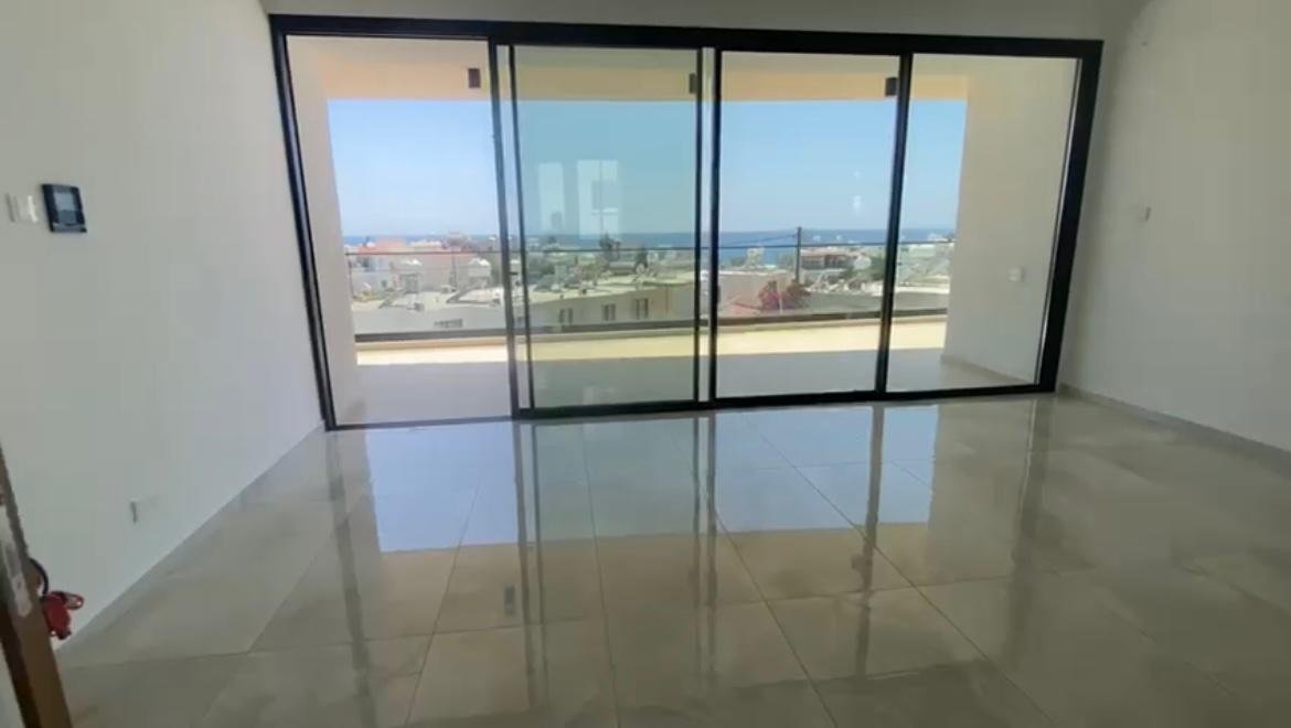 Sea-View Two Bedroom Two Bathroom Brand New Apartment on Tomb of The Kings area of Paphos