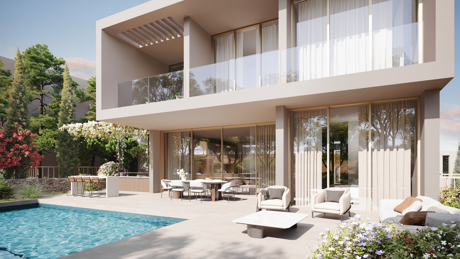Six Bedroom Mediterranean Seaview Villas – Coral Bay