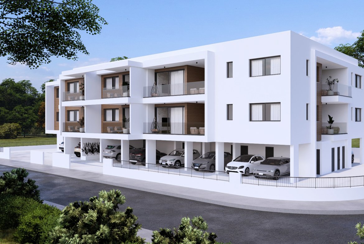 Contemporary One Bedroom Apartments in Geroskipou
