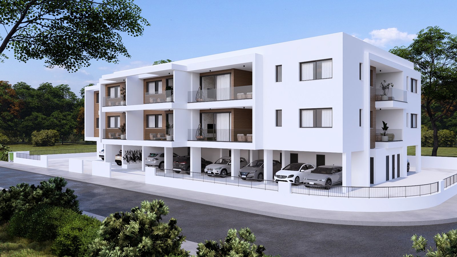 Contemporary One Bedroom Apartments in Geroskipou