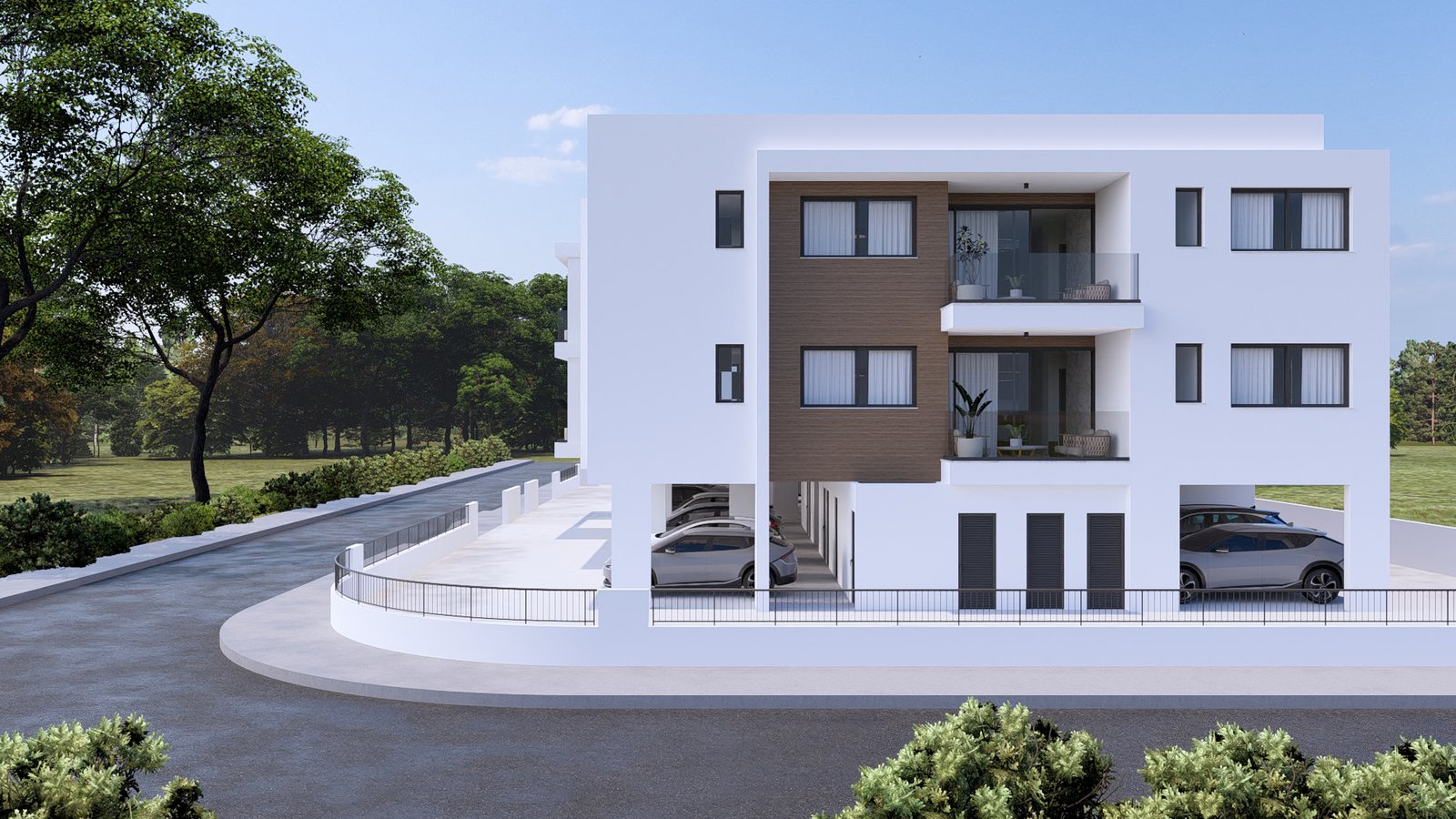Contemporary One Bedroom Apartments in Geroskipou