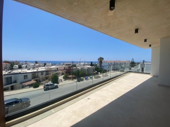 Sea-View Two Bedroom Two Bathroom Brand New Apartment on Tomb of The Kings area of Paphos