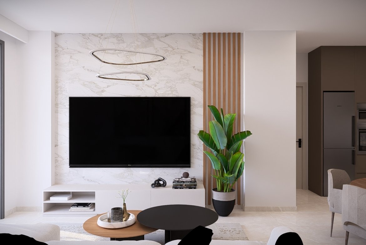 Contemporary One Bedroom Apartments in Geroskipou