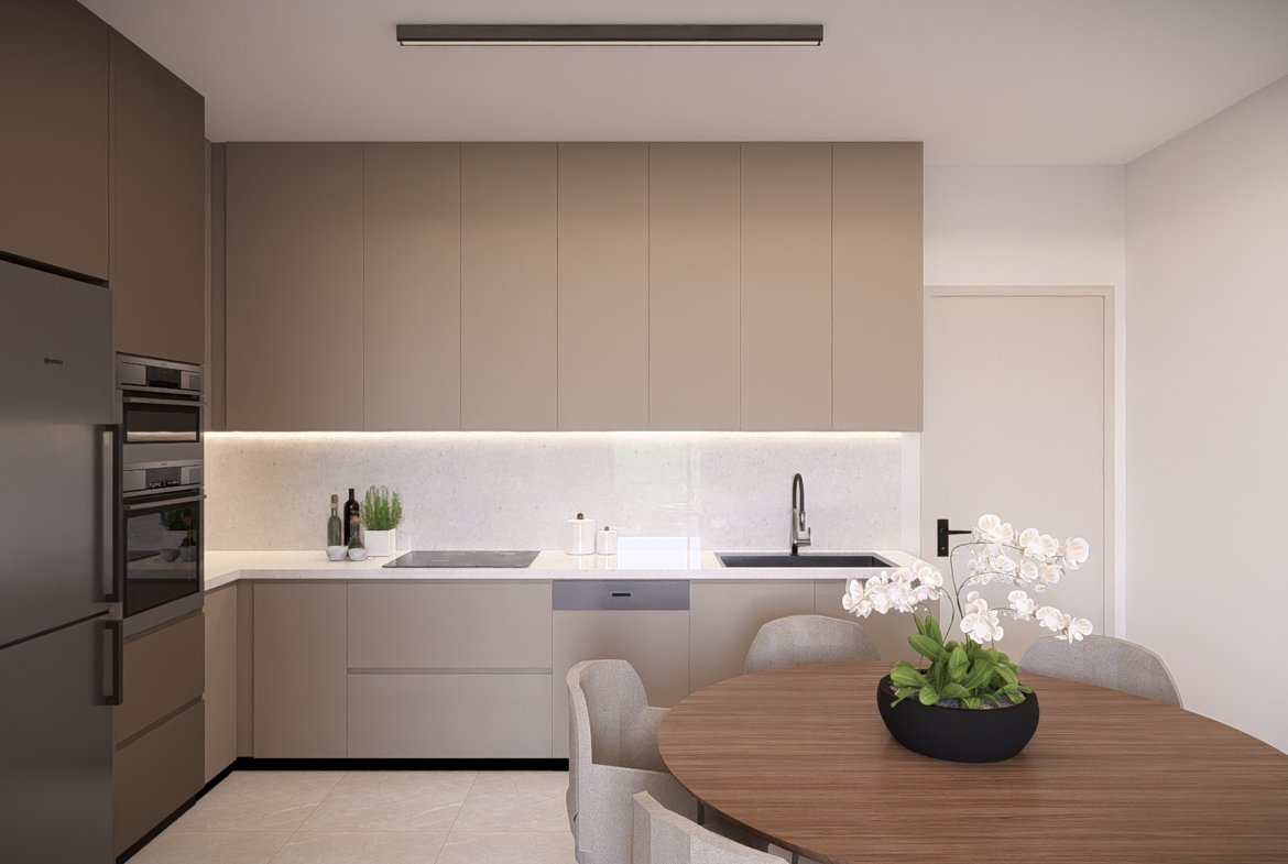 Contemporary One Bedroom Apartments in Geroskipou