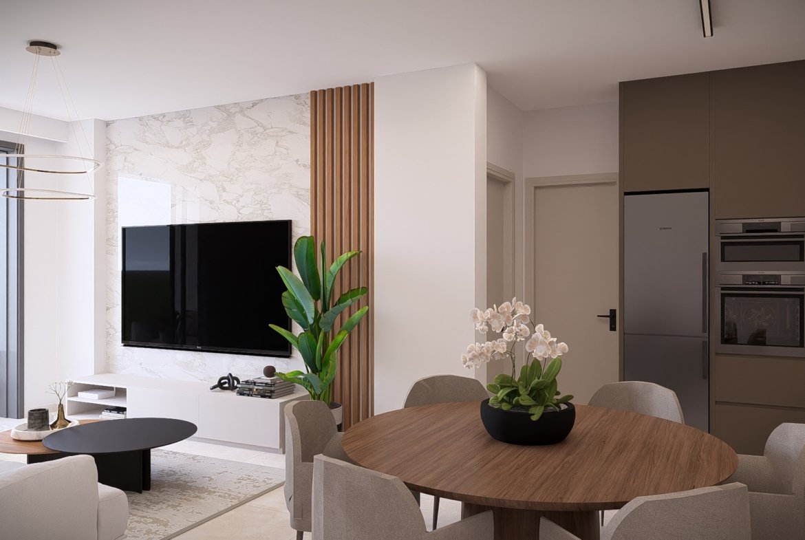 Contemporary One Bedroom Apartments in Geroskipou