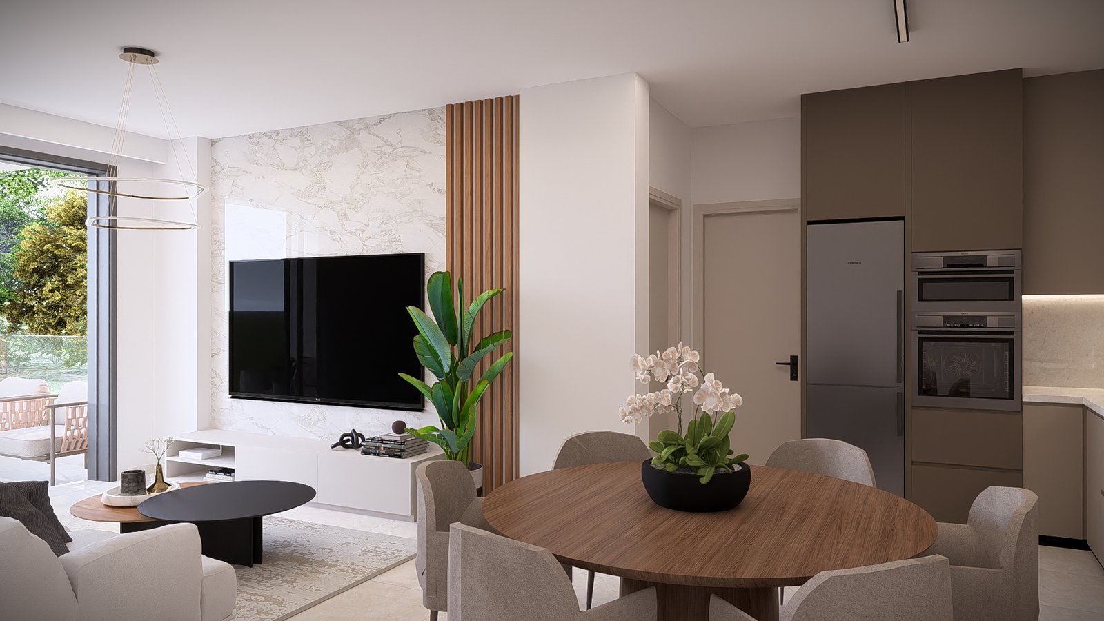 Contemporary One Bedroom Apartments in Geroskipou