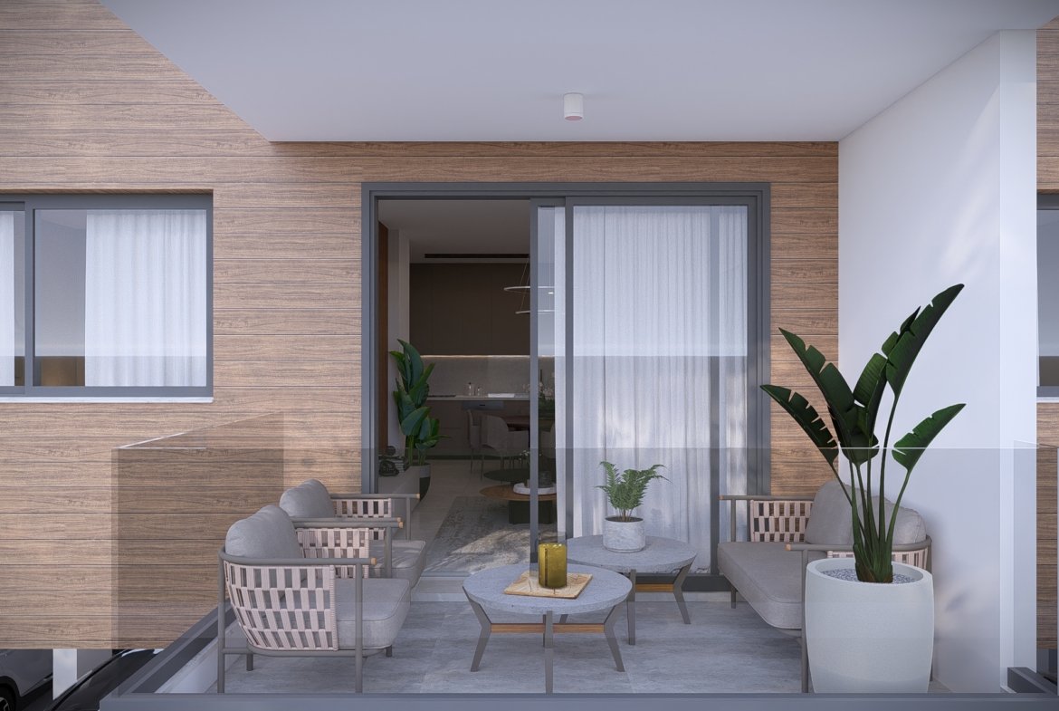 Contemporary One Bedroom Apartments in Geroskipou