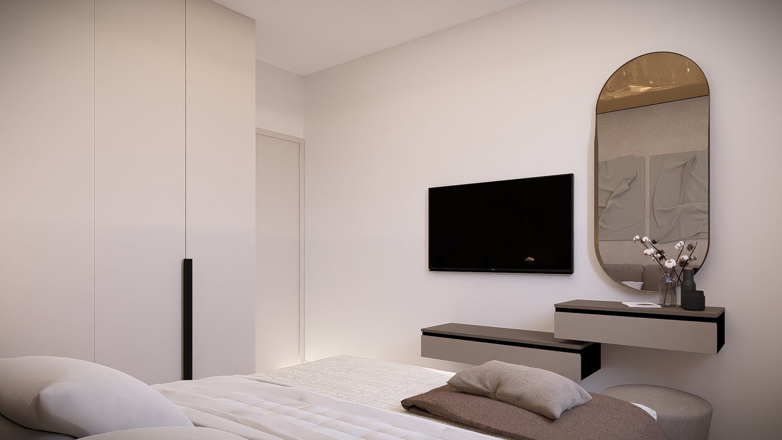 Contemporary One Bedroom Apartments in Geroskipou