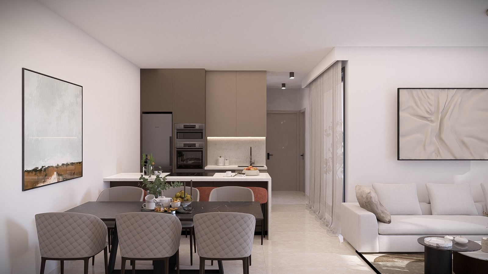 Contemporary Two Bedroom Apartments in Geroskipou