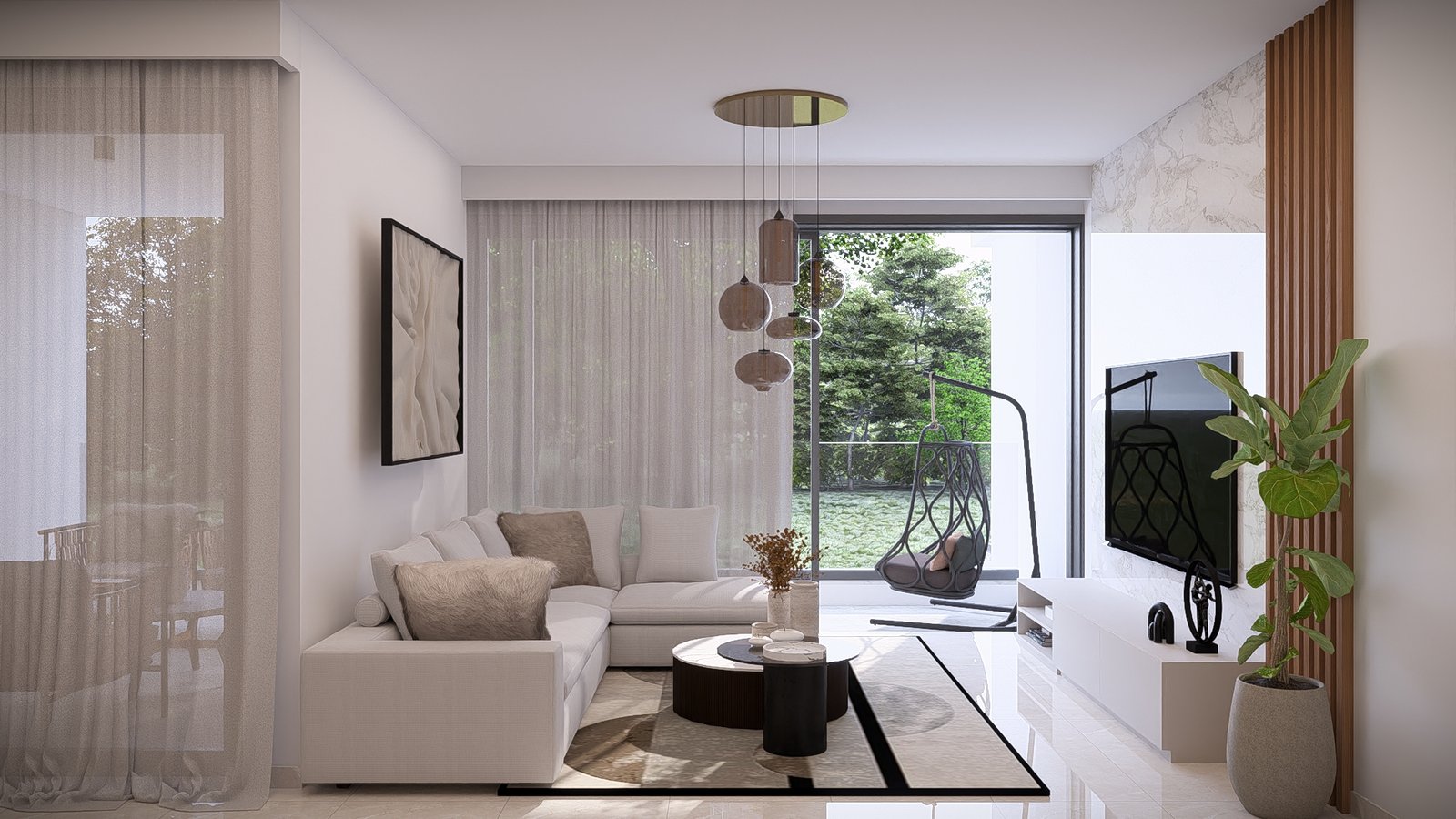 Contemporary Two Bedroom Apartments in Geroskipou