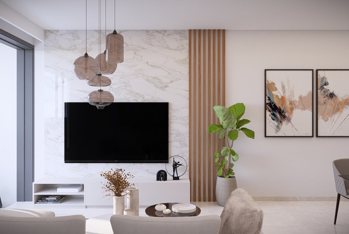 Contemporary Two Bedroom Apartments in Geroskipou