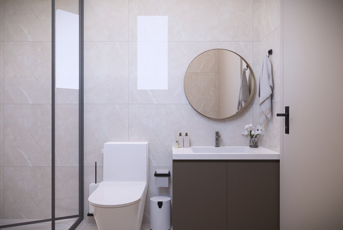 Contemporary Two Bedroom Apartments in Geroskipou