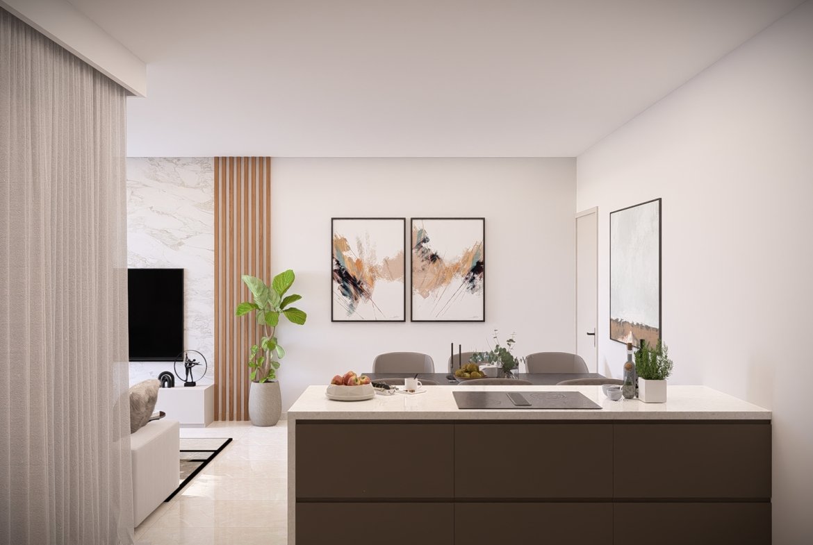Contemporary Two Bedroom Apartments in Geroskipou