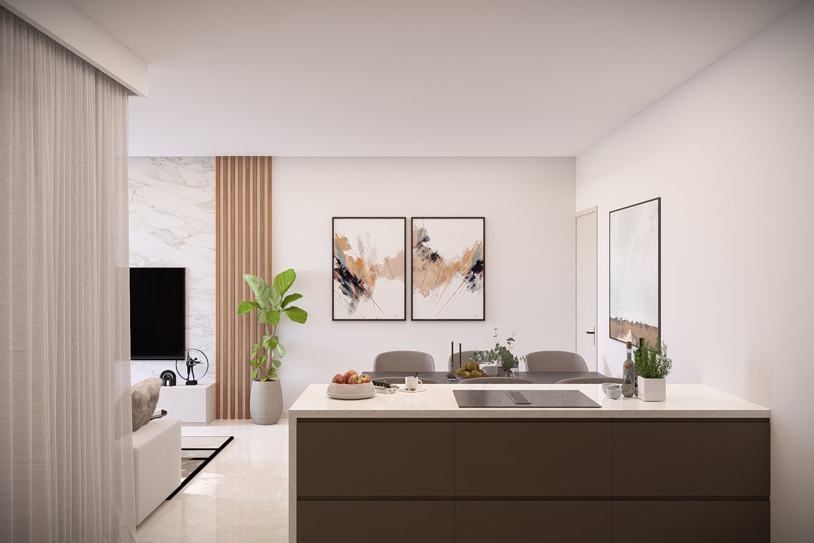 Contemporary Two Bedroom Apartments in Geroskipou