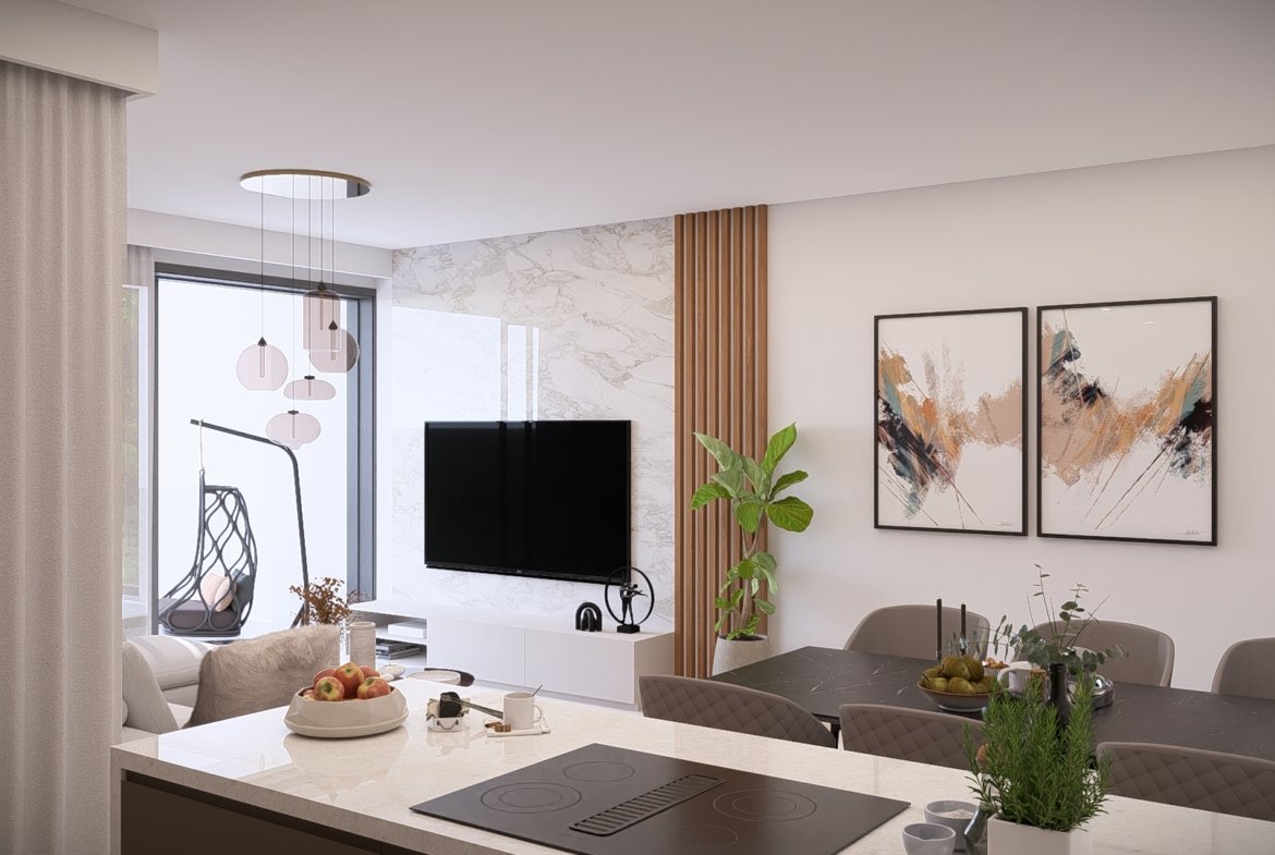 Contemporary Two Bedroom Apartments in Geroskipou