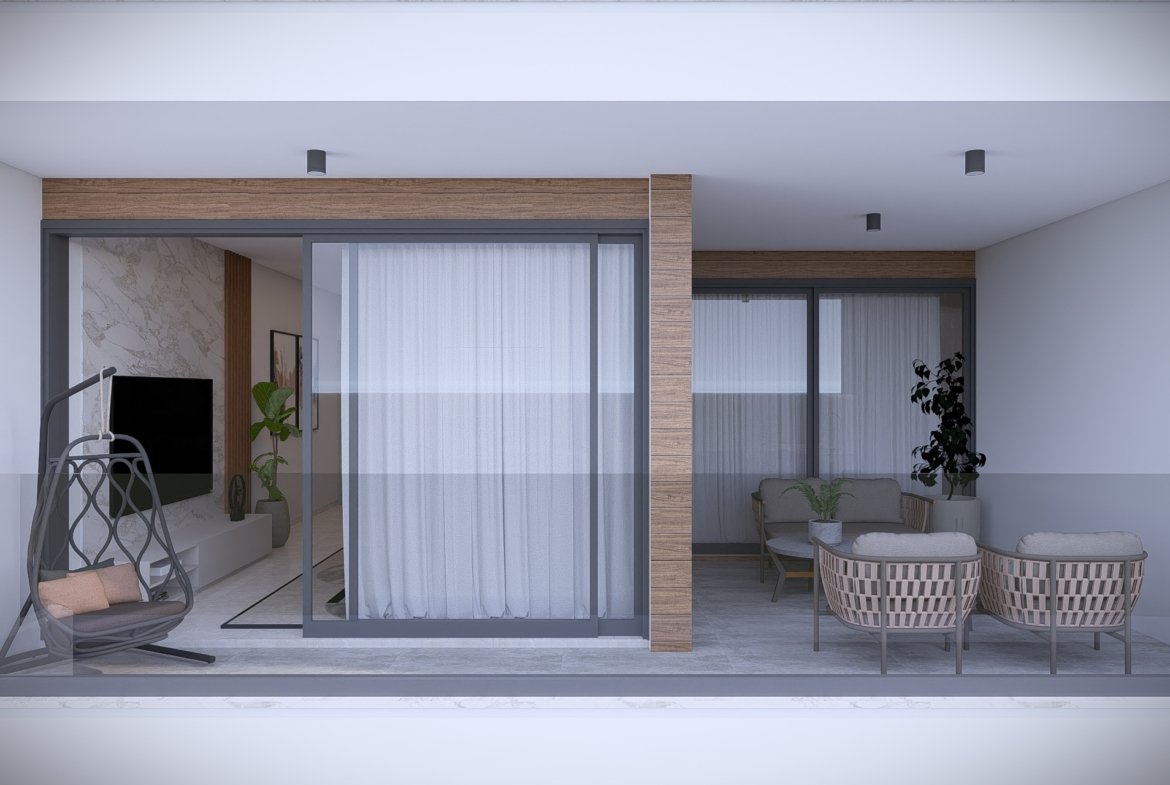 Contemporary Two Bedroom Apartments in Geroskipou