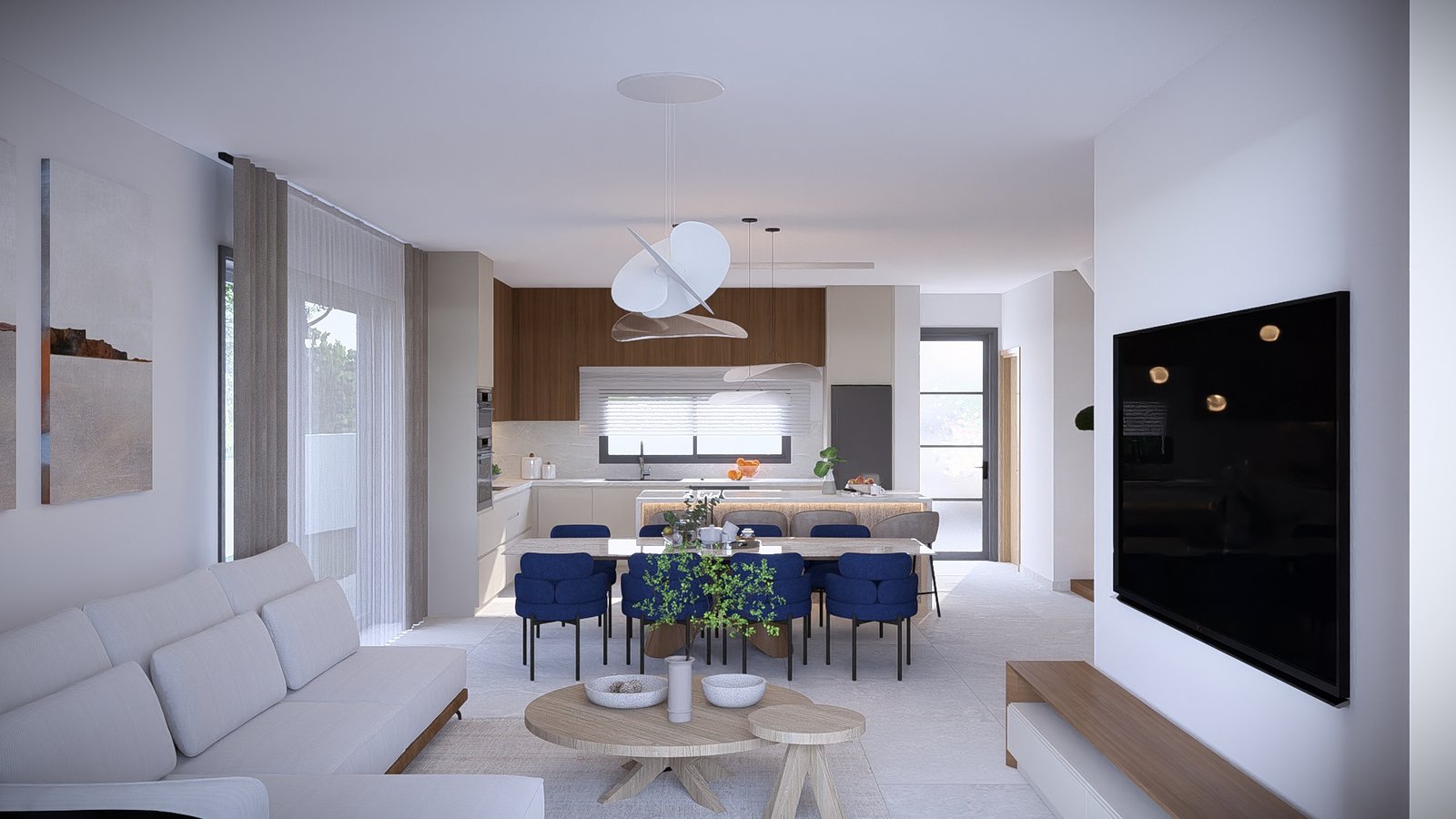 Int1_26 – Photo Contemporary Semi-Detached Villas in Geroskipou