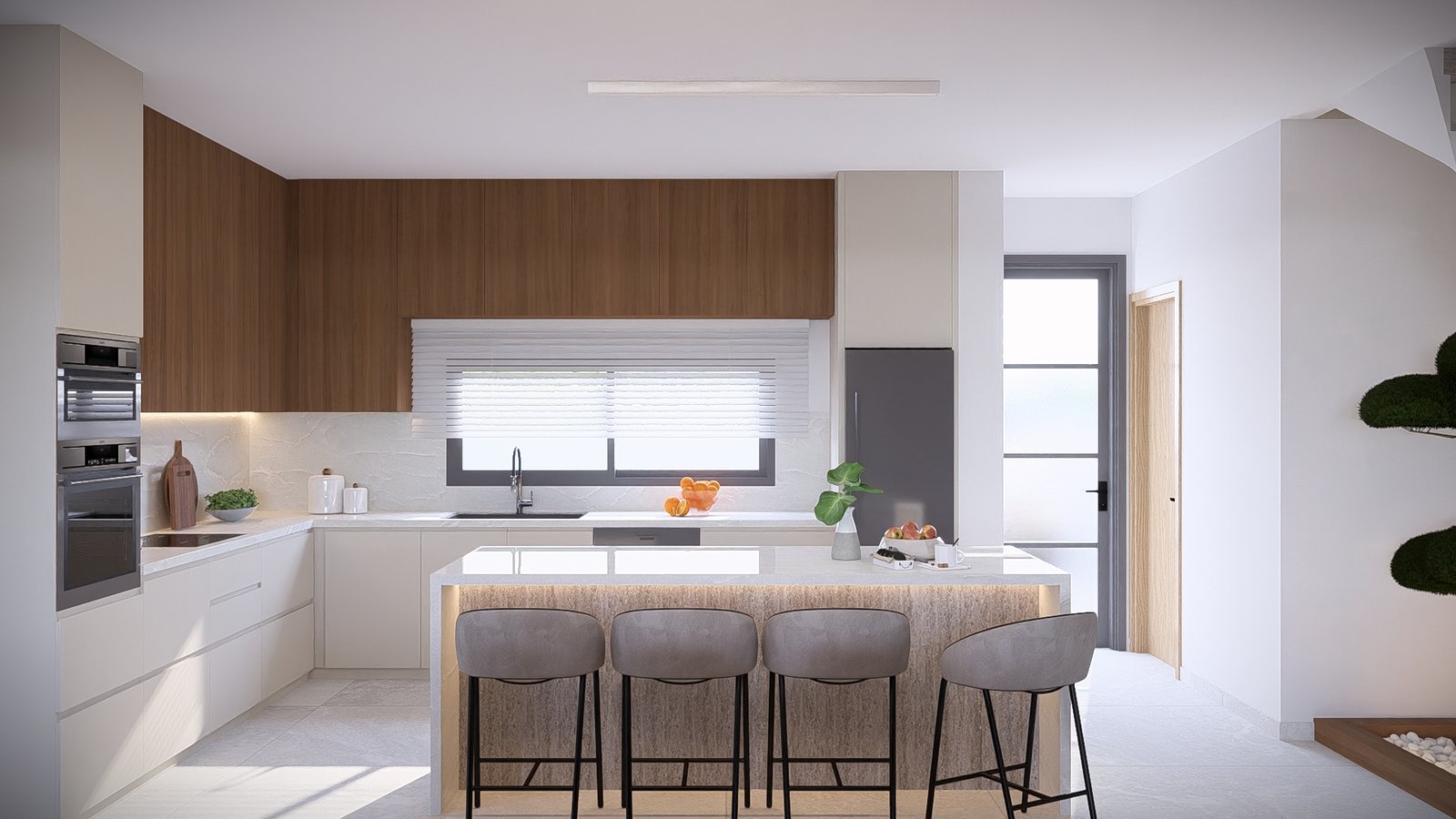 Int1_30 – Photo Contemporary Semi-Detached Villas in Geroskipou