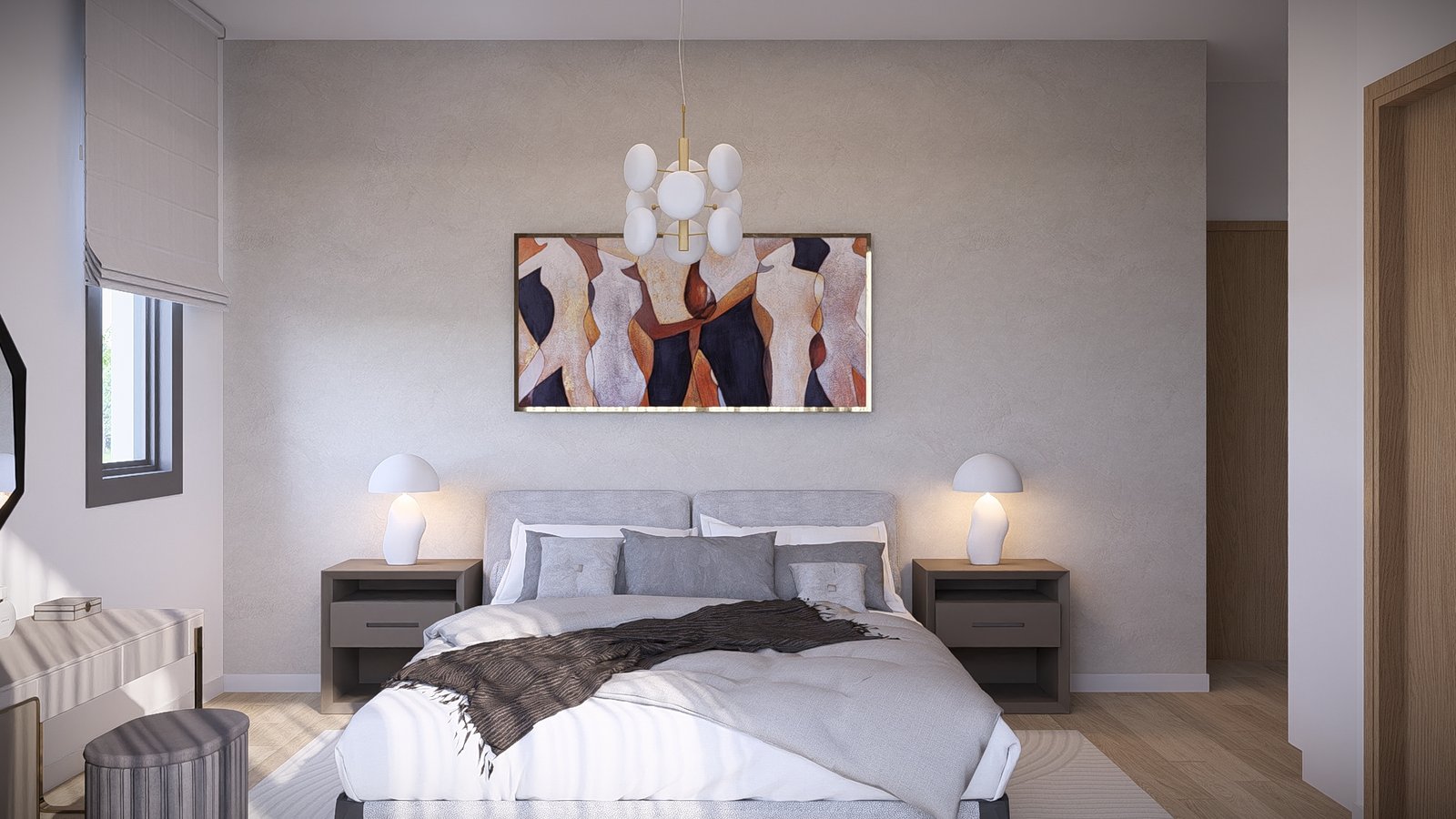 Int1_31 – Photo Contemporary Semi-Detached Villas in Geroskipou