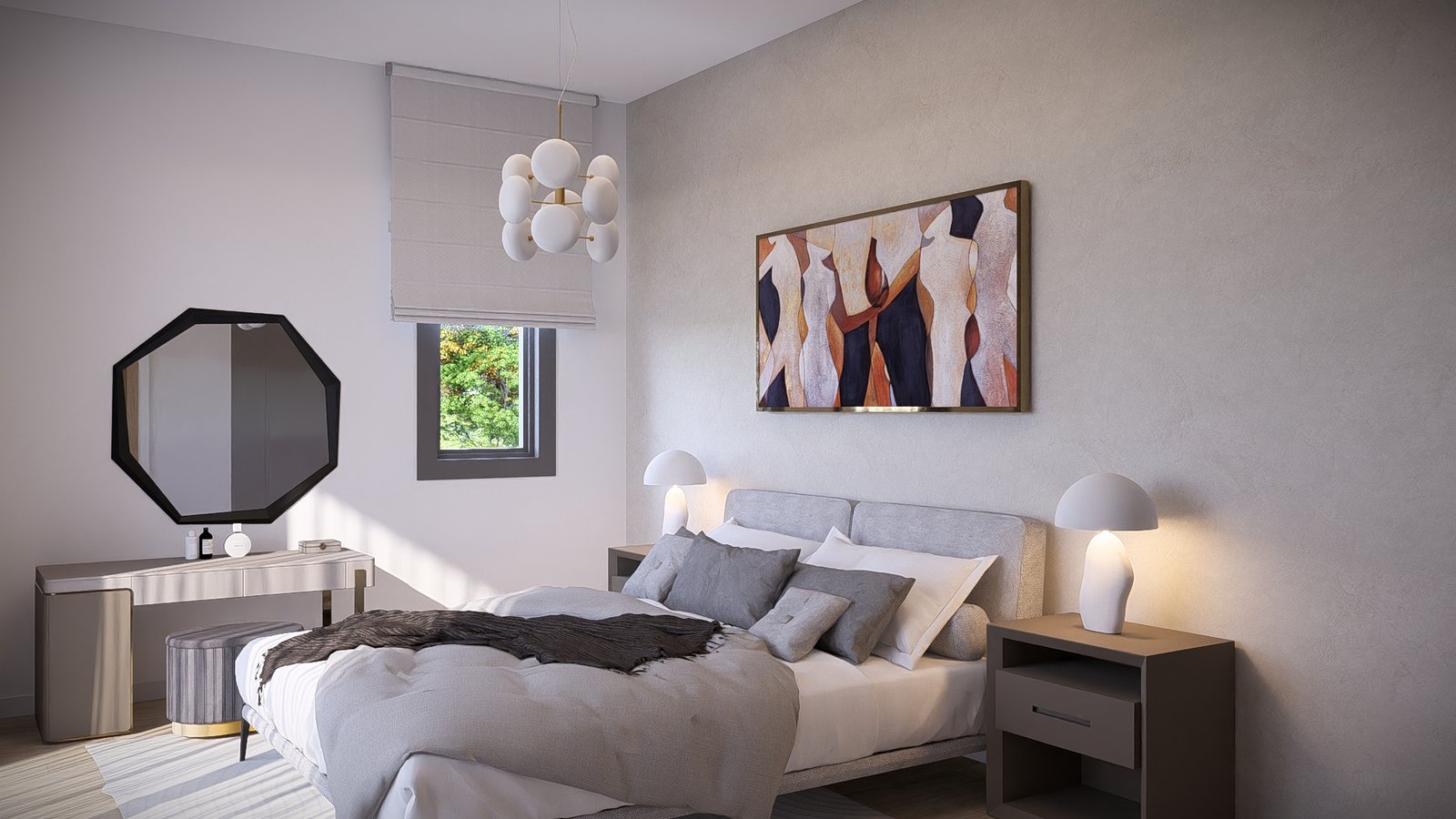 Int1_32 – Photo Contemporary Semi-Detached Villas in Geroskipou