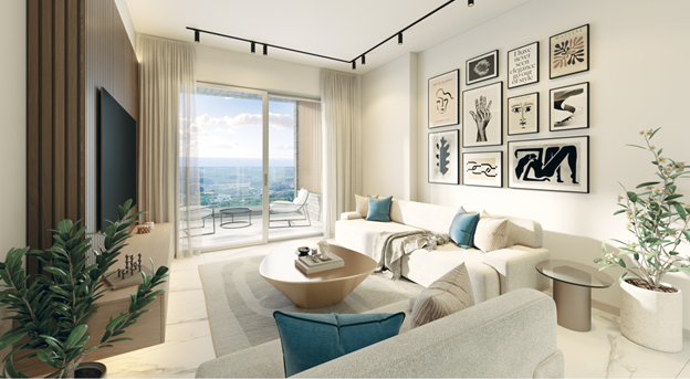 Contemporary Two Bedroom Apartment with Sea Views – Geroskipou