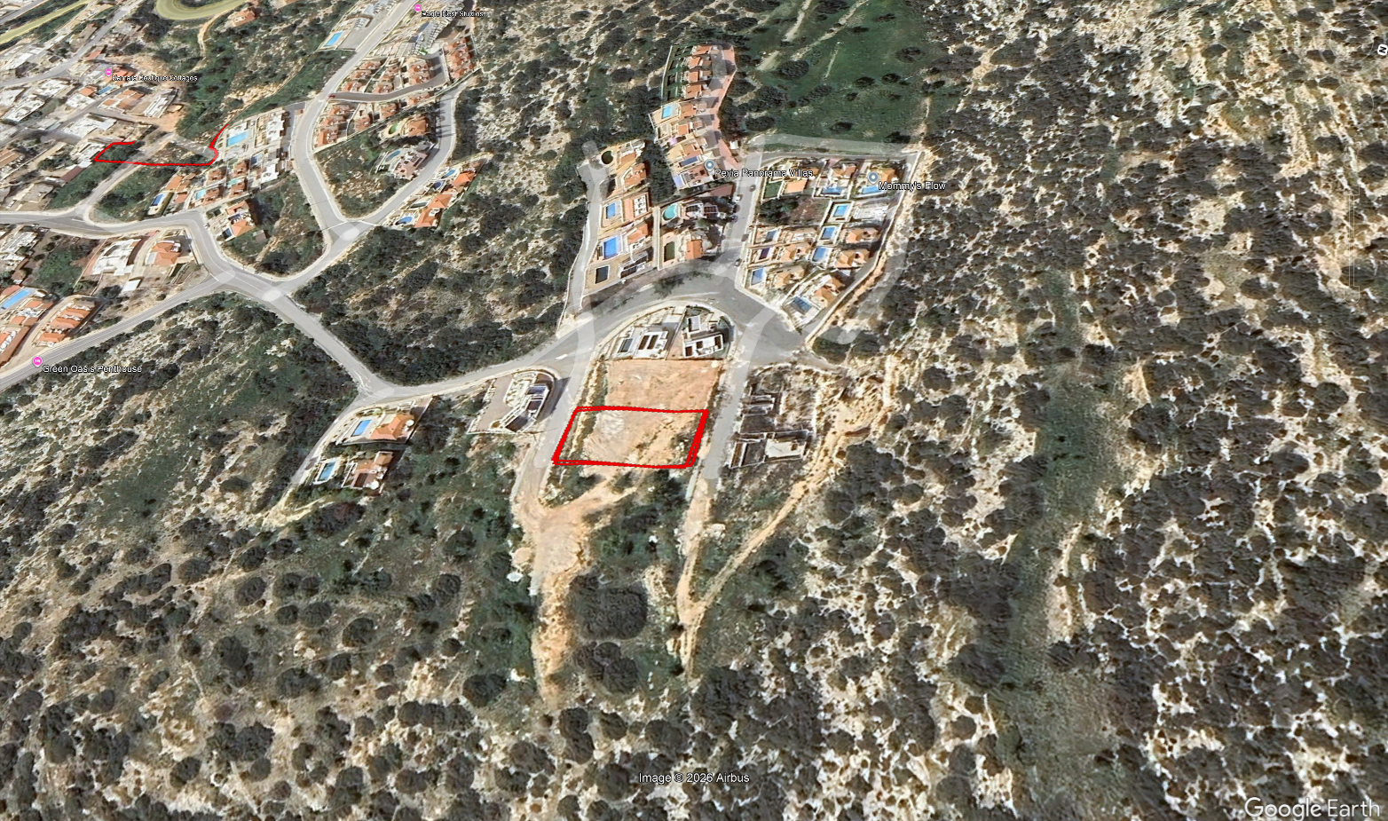 Prime Residential Development Land with Sea Views in Pegeia