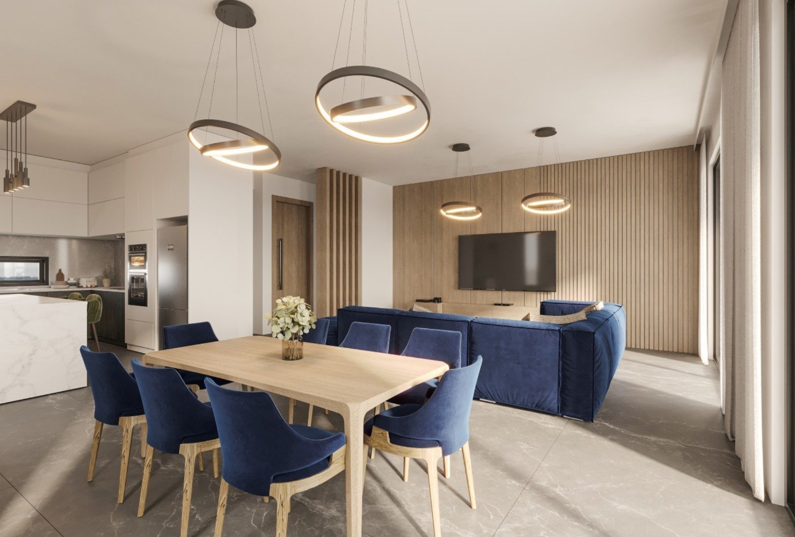 Modern Three Bedroom Apartment in Chloraka