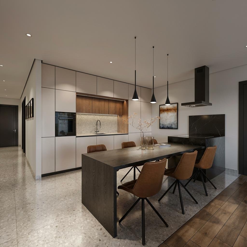 Contemporary Three‑Bedroom Apartments in Mesogi