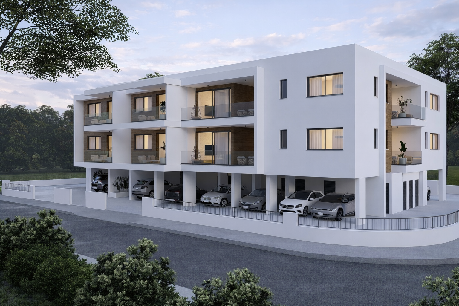 Contemporary Two Bedroom Apartments in Geroskipou