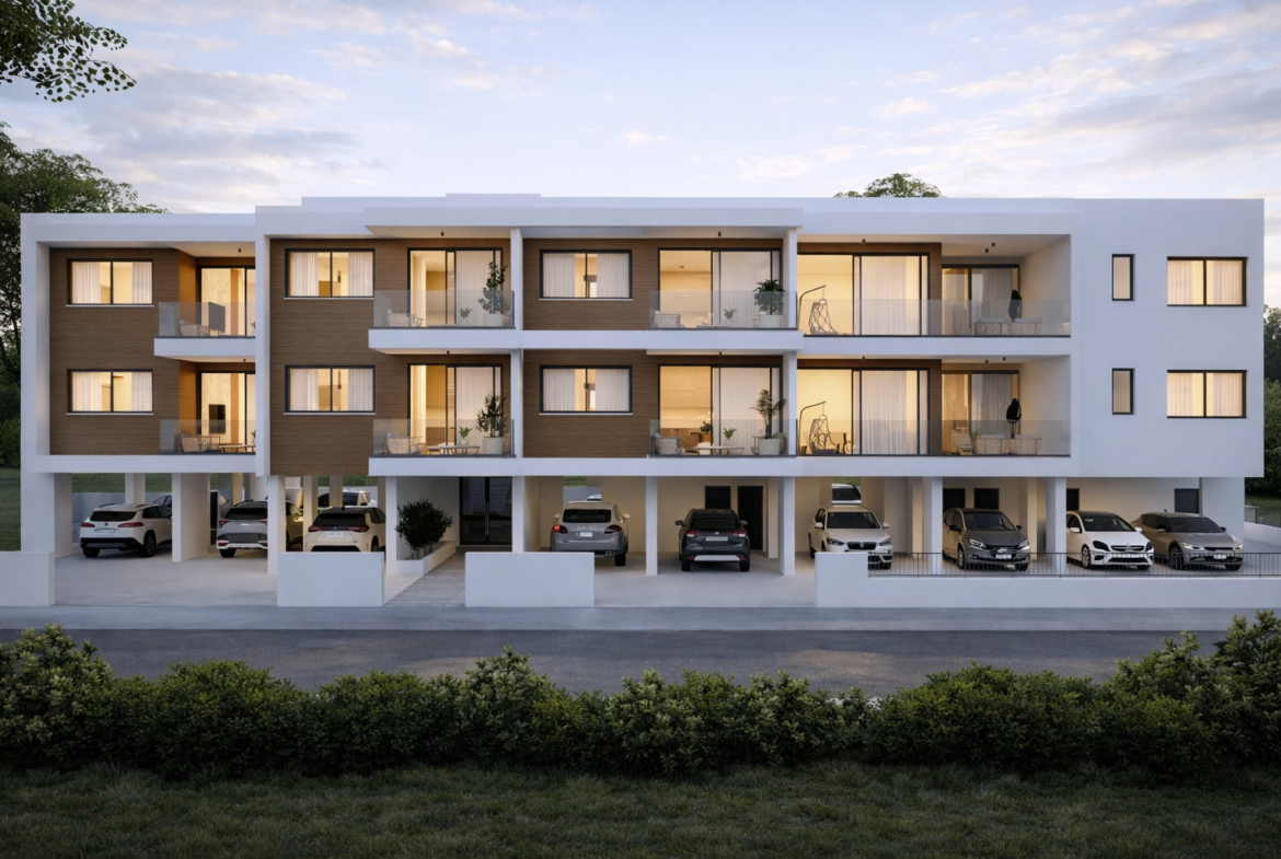 Contemporary One Bedroom Apartments in Geroskipou