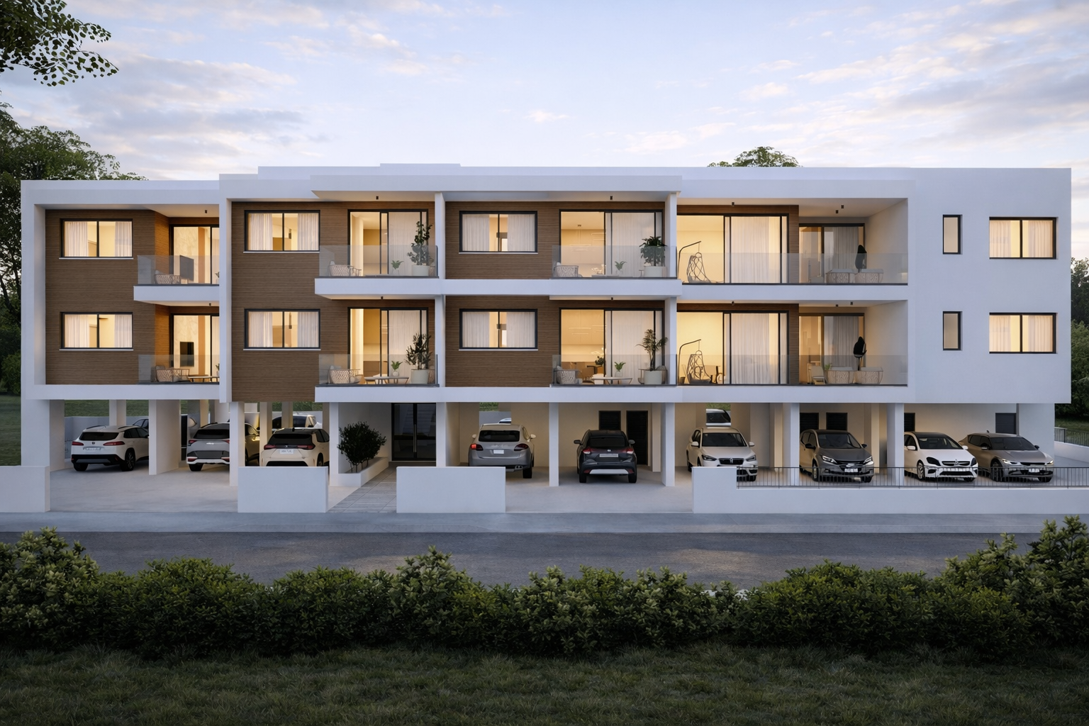 Contemporary One Bedroom Apartments in Geroskipou