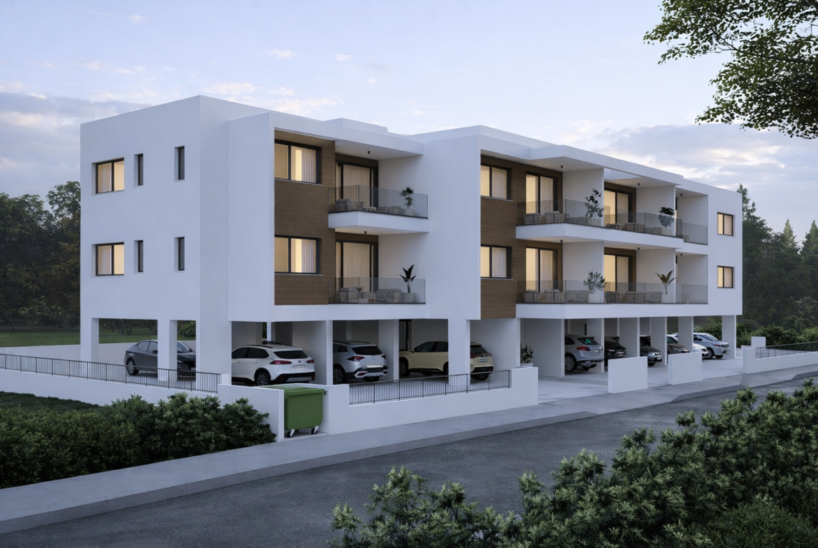 Contemporary Two Bedroom Apartments in Geroskipou