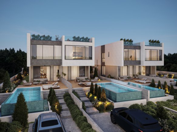 Luxury Three-bedroom Three Bathroom Villas in Chloraka