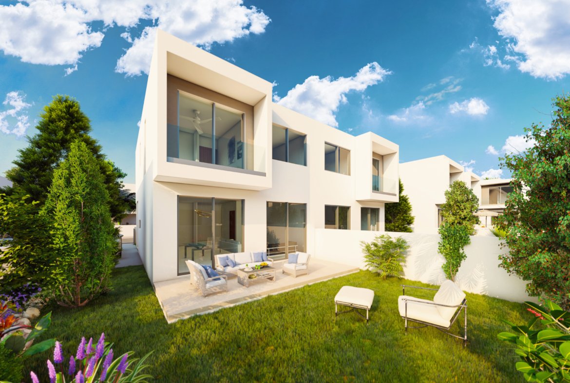 Modern Three Bedroom Semi-Detached Homes in Mandria, Paphos