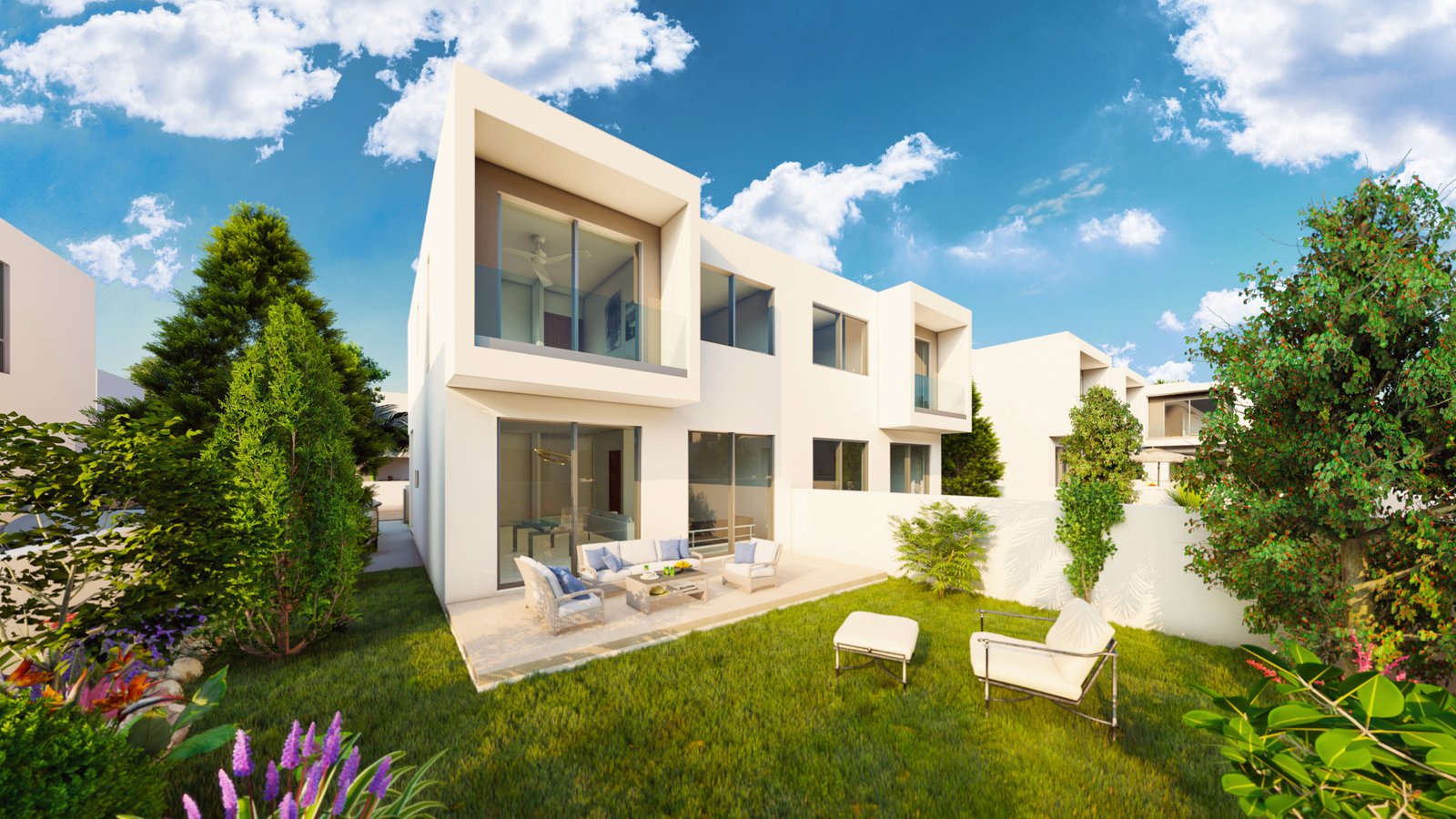 Modern Three Bedroom Semi-Detached Homes in Mandria, Paphos