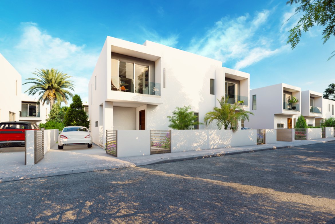 Modern Three Bedroom Semi-Detached Homes in Mandria, Paphos