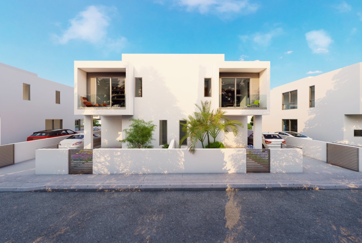 Modern Three Bedroom Semi-Detached Homes in Mandria, Paphos