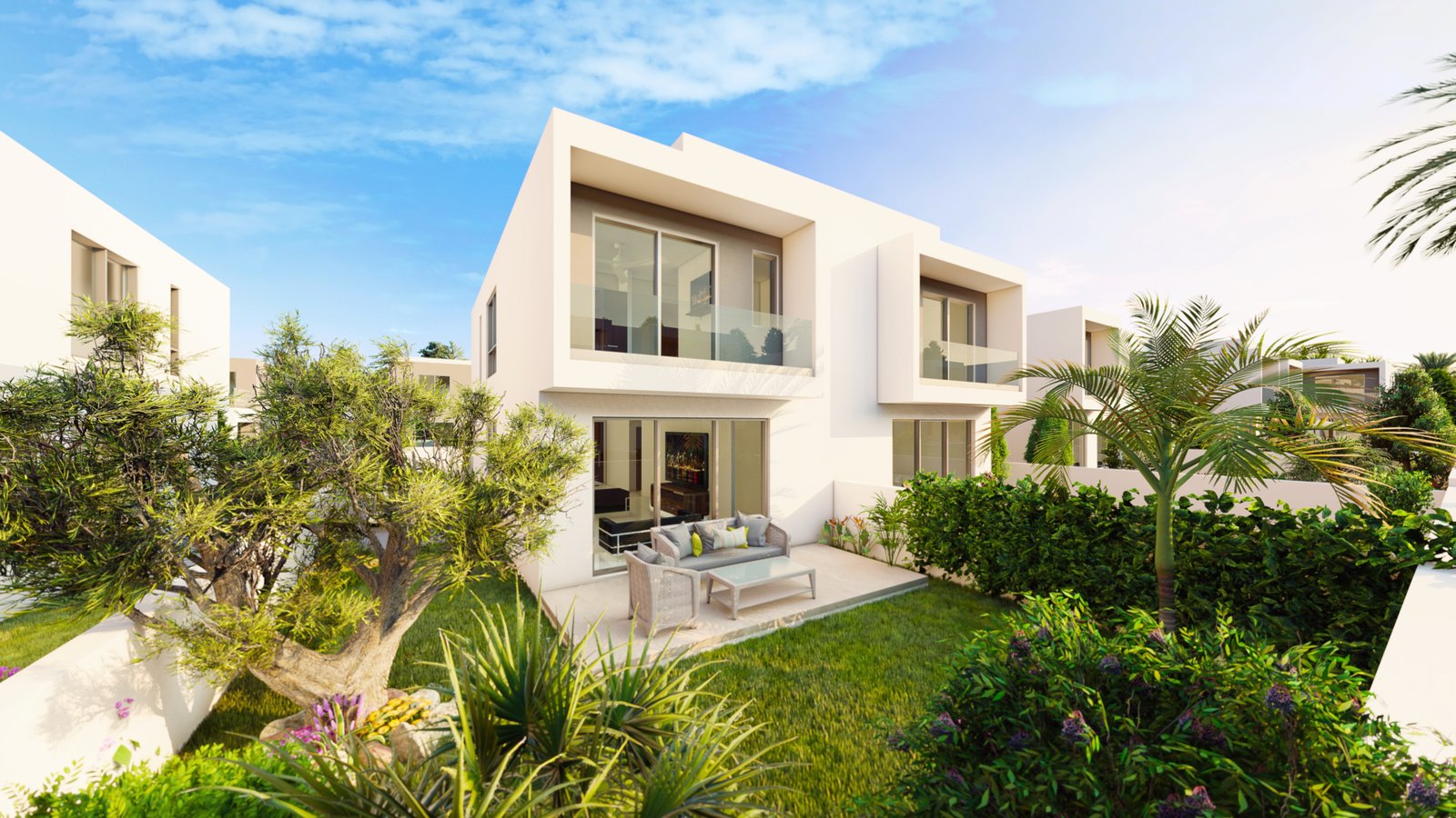 Modern Three Bedroom Semi-Detached Homes in Mandria, Paphos