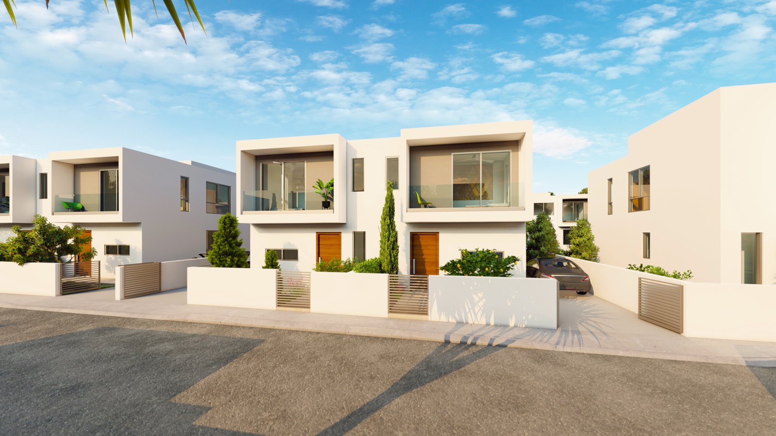 Modern Three Bedroom Semi-Detached Homes in Mandria, Paphos