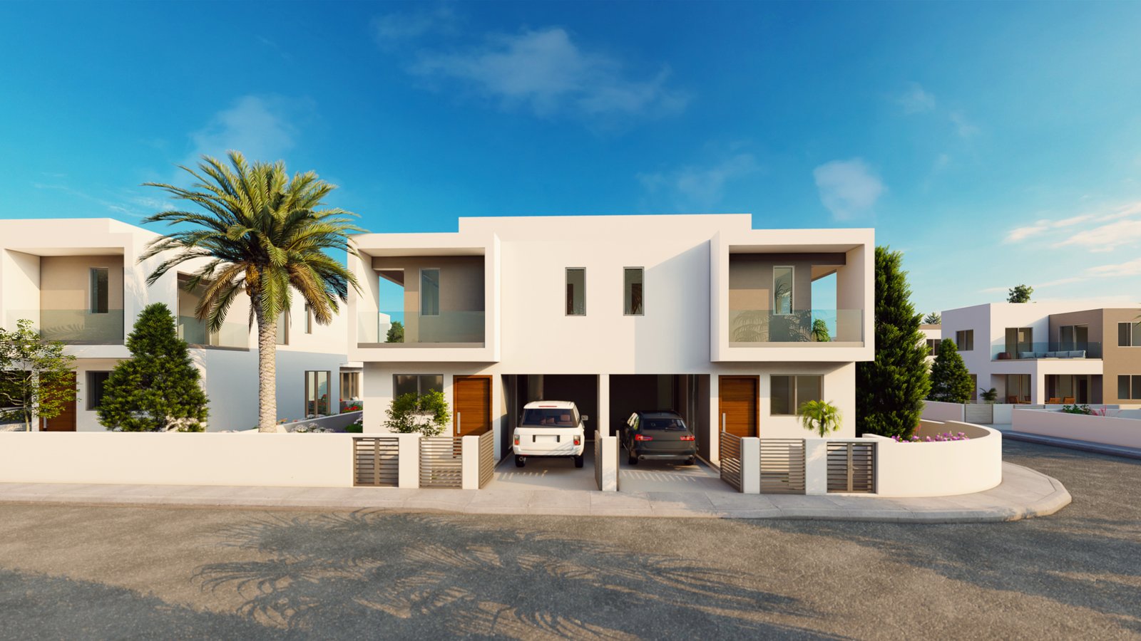 Modern Three Bedroom Semi-Detached Homes in Mandria, Paphos