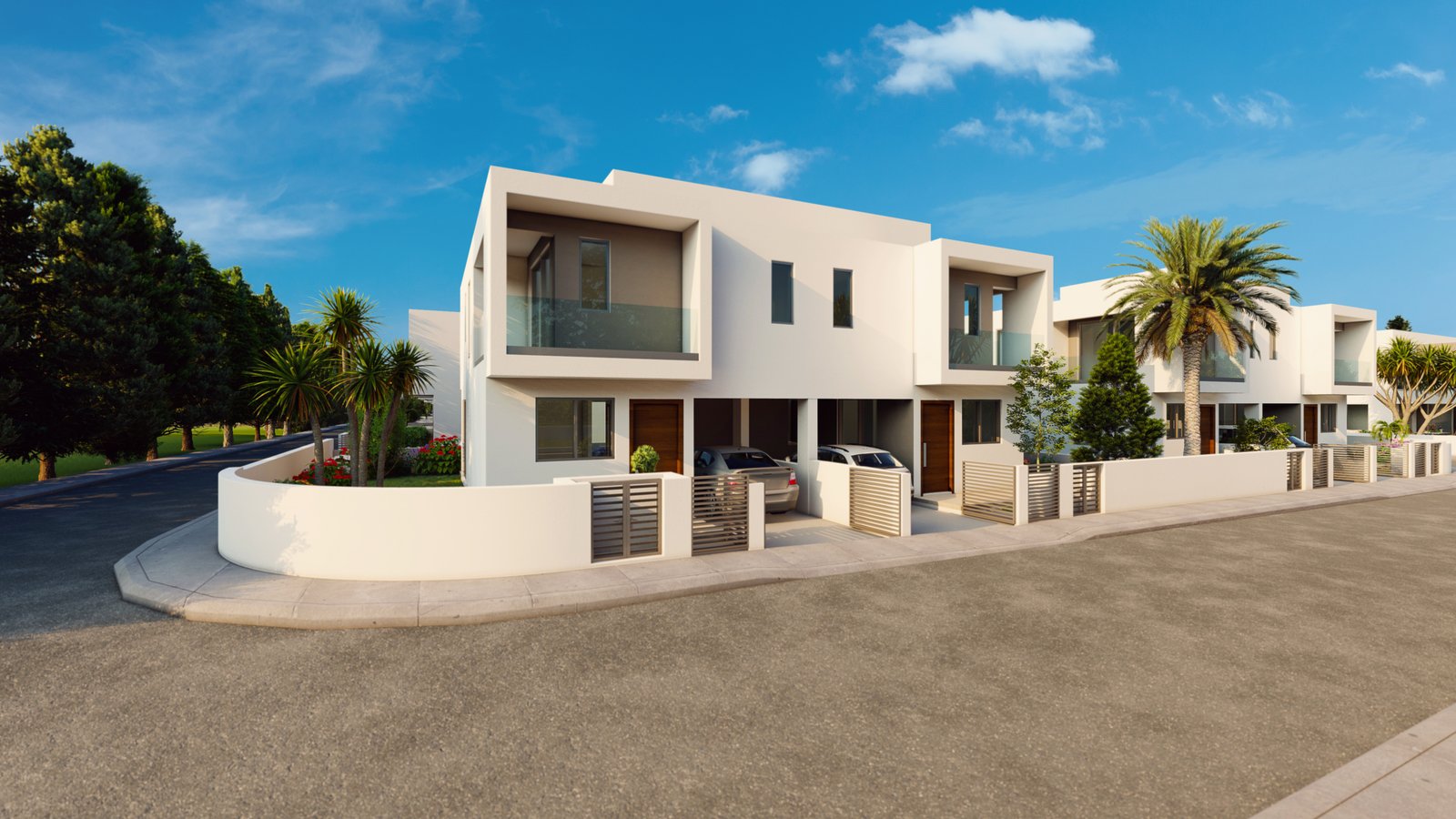 Modern Three Bedroom Semi-Detached Homes in Mandria, Paphos