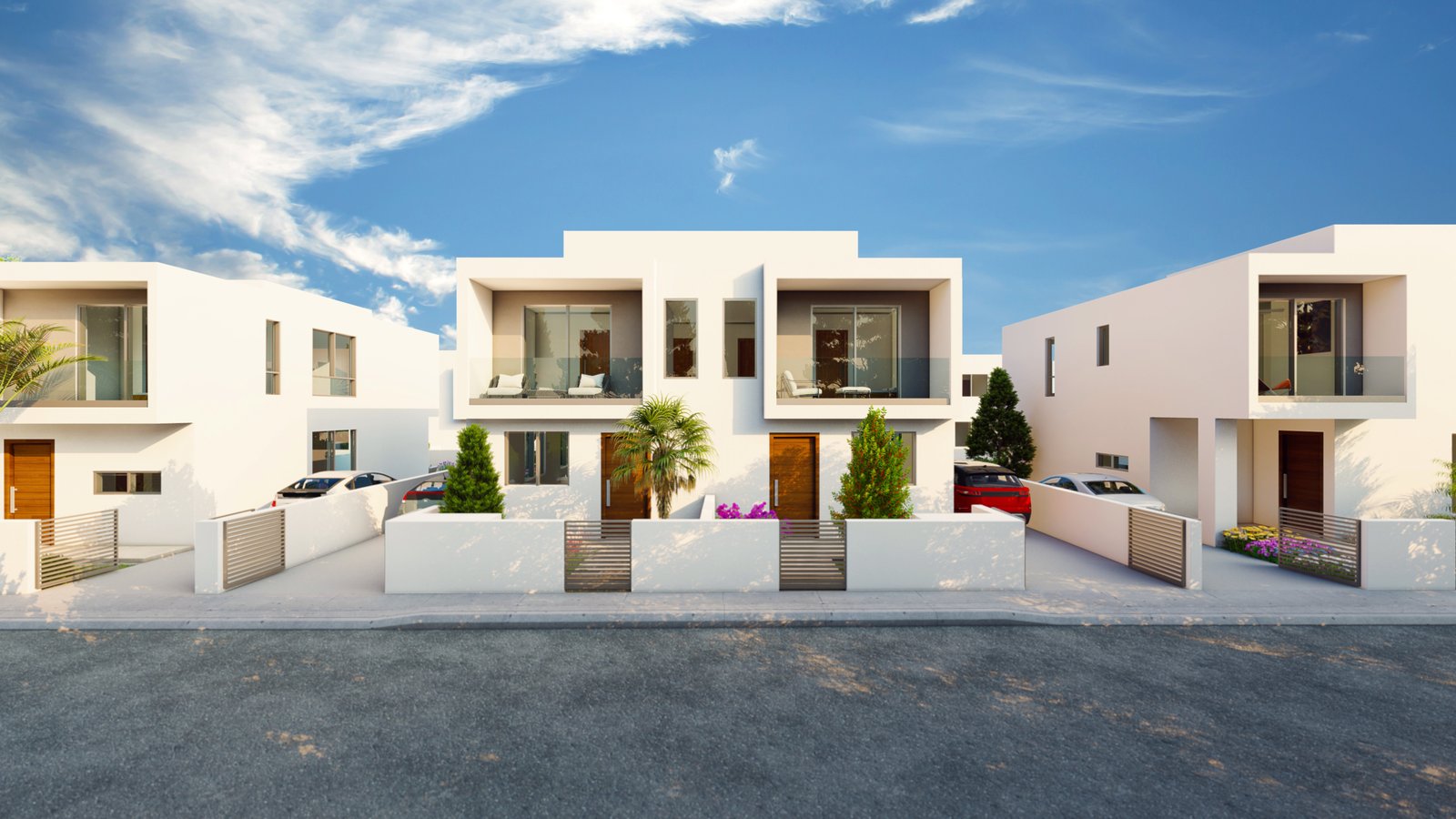 Modern Three Bedroom Semi-Detached Homes in Mandria, Paphos