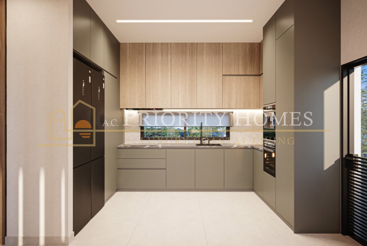 Modern Three-Bedroom Villas in Geroskipou