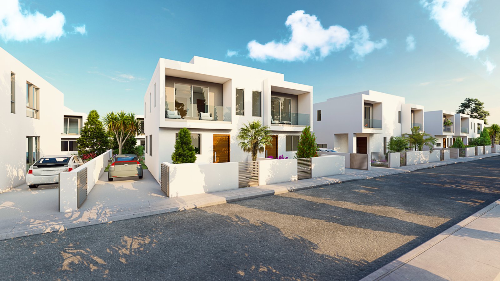 Modern Three Bedroom Semi-Detached Homes in Mandria, Paphos