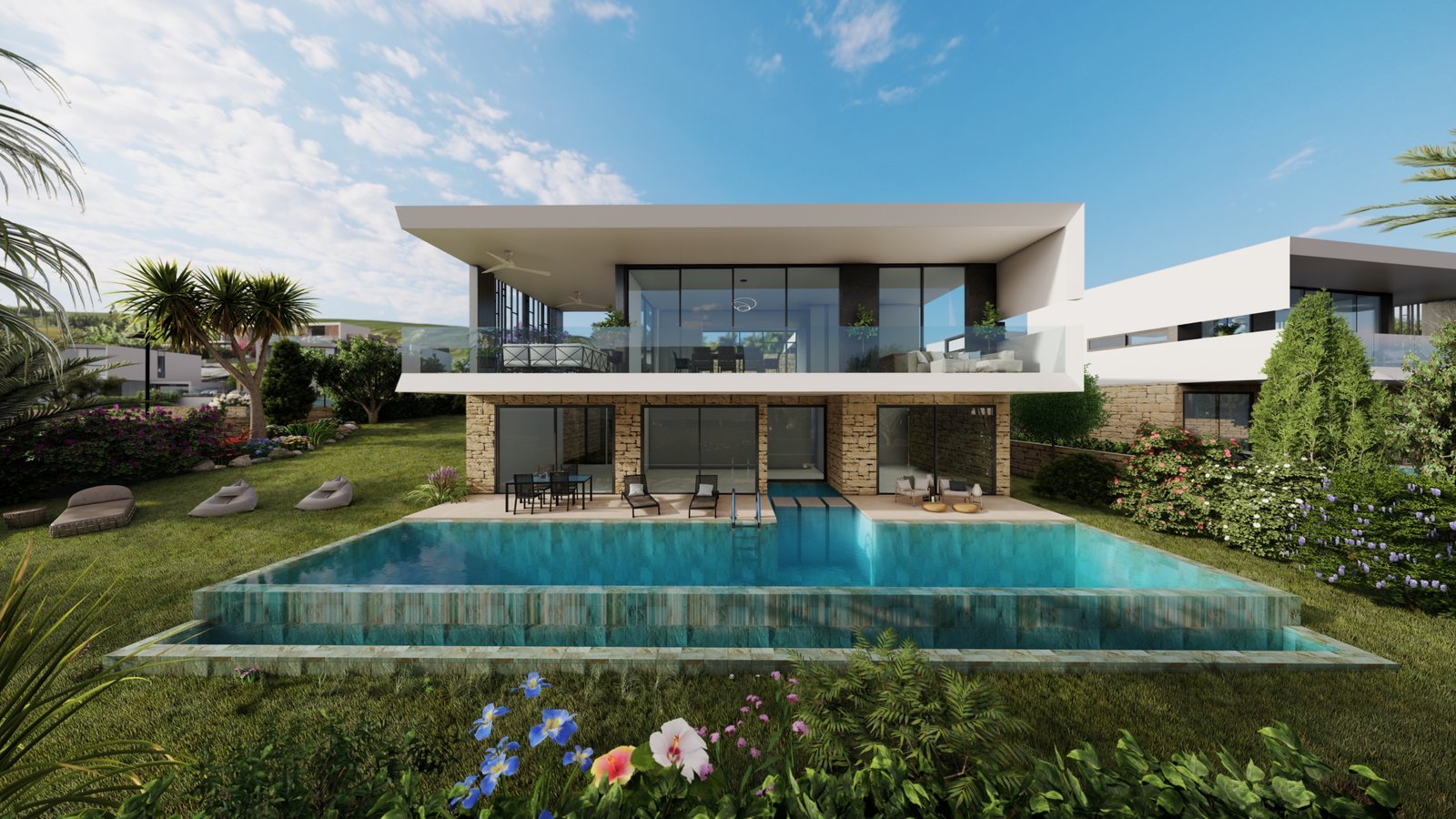 Luxury Boutique Four Bedroom Villas with Spectacular Sea Views in Pegeia